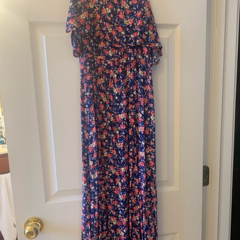 LC Lauren Conrad floral maxi dress